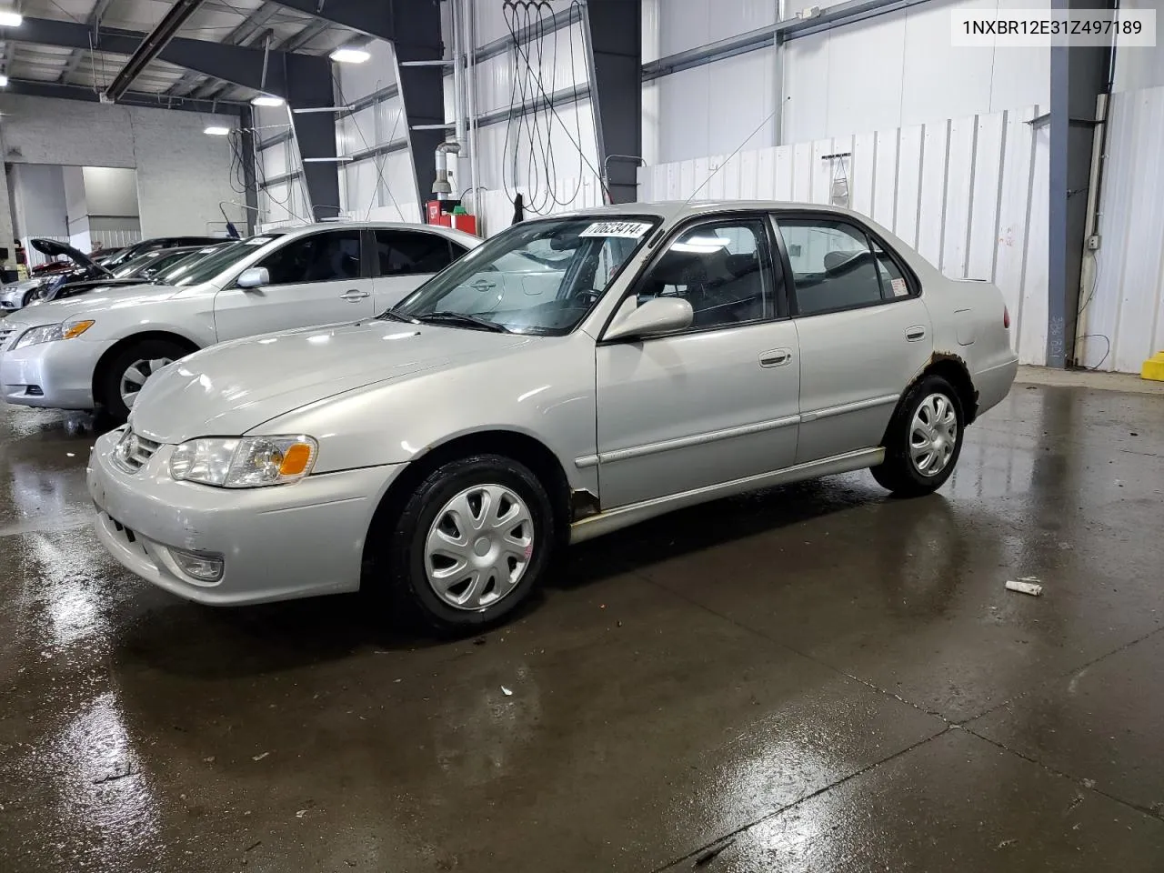 2001 Toyota Corolla Ce VIN: 1NXBR12E31Z497189 Lot: 70623414