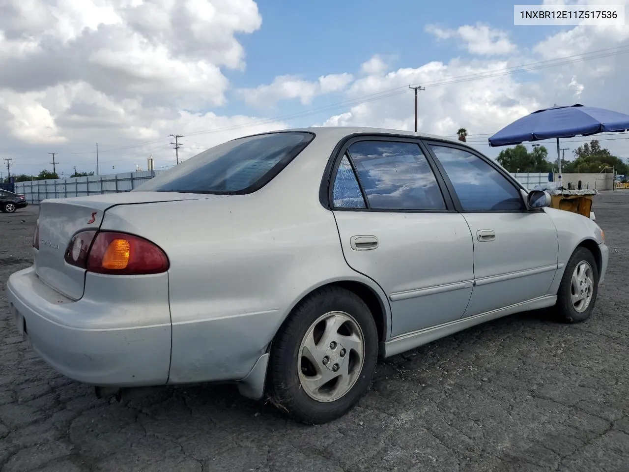 2001 Toyota Corolla Ce VIN: 1NXBR12E11Z517536 Lot: 70624034