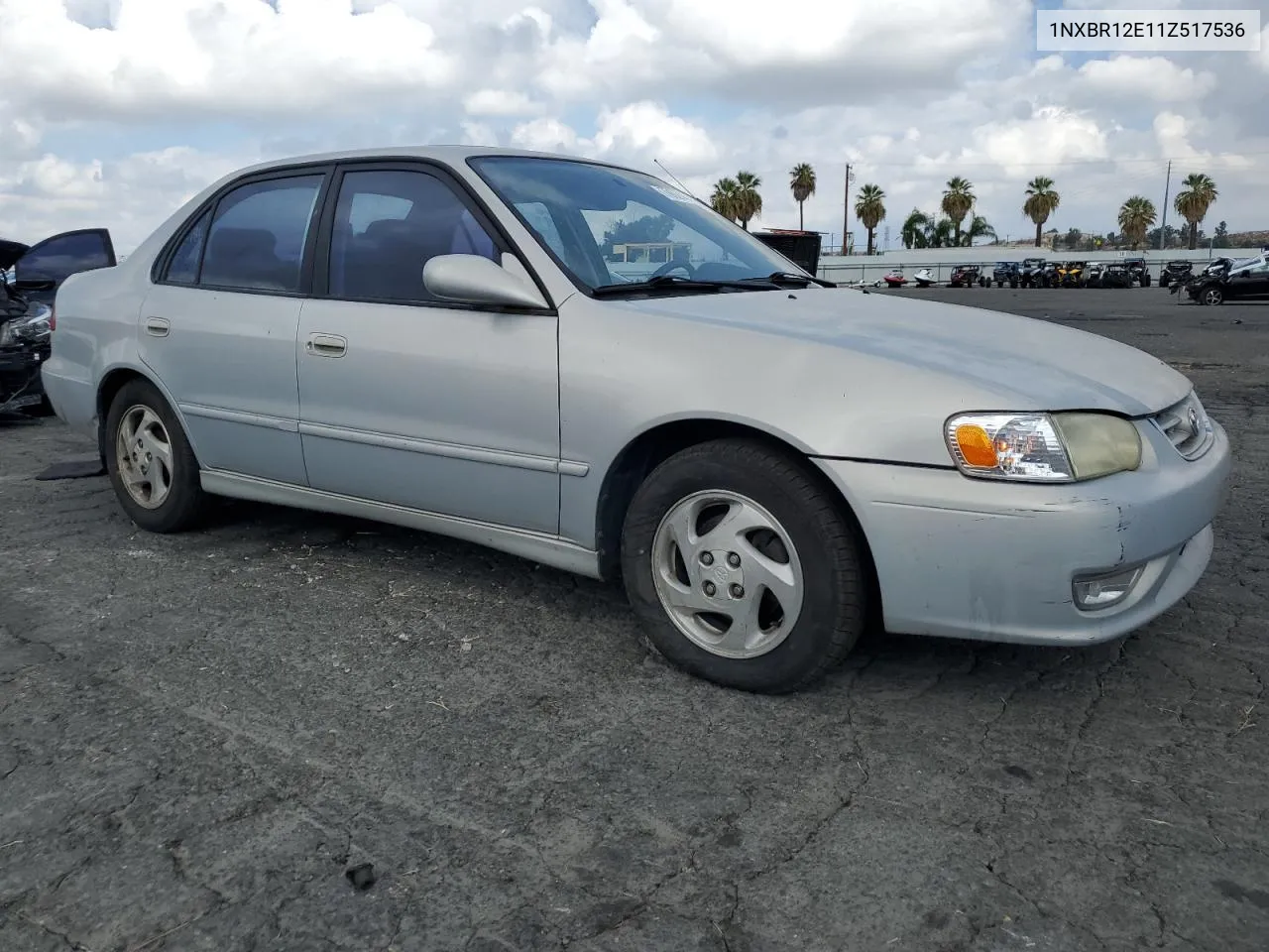 2001 Toyota Corolla Ce VIN: 1NXBR12E11Z517536 Lot: 70624034