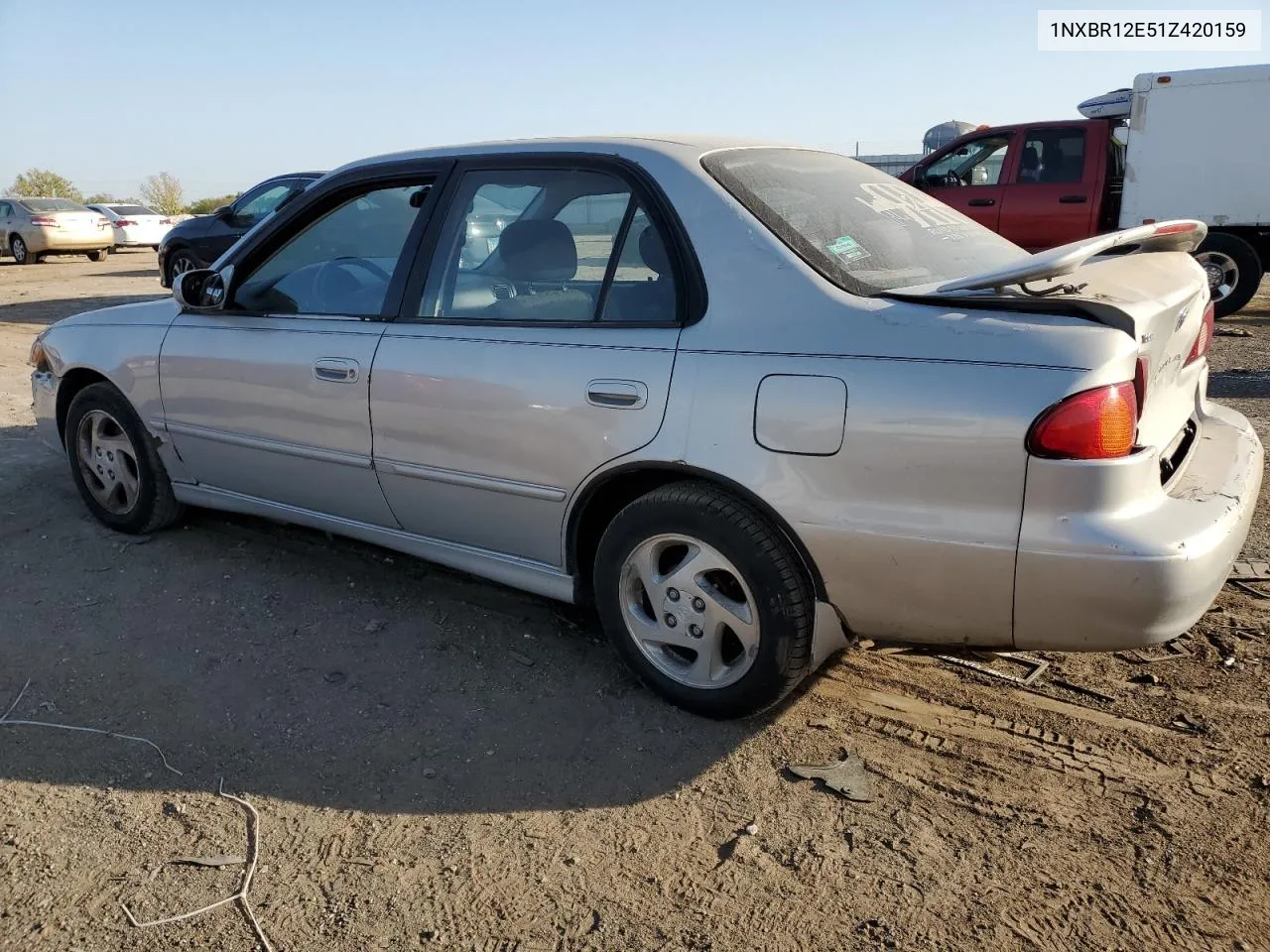 2001 Toyota Corolla Ce VIN: 1NXBR12E51Z420159 Lot: 75255444