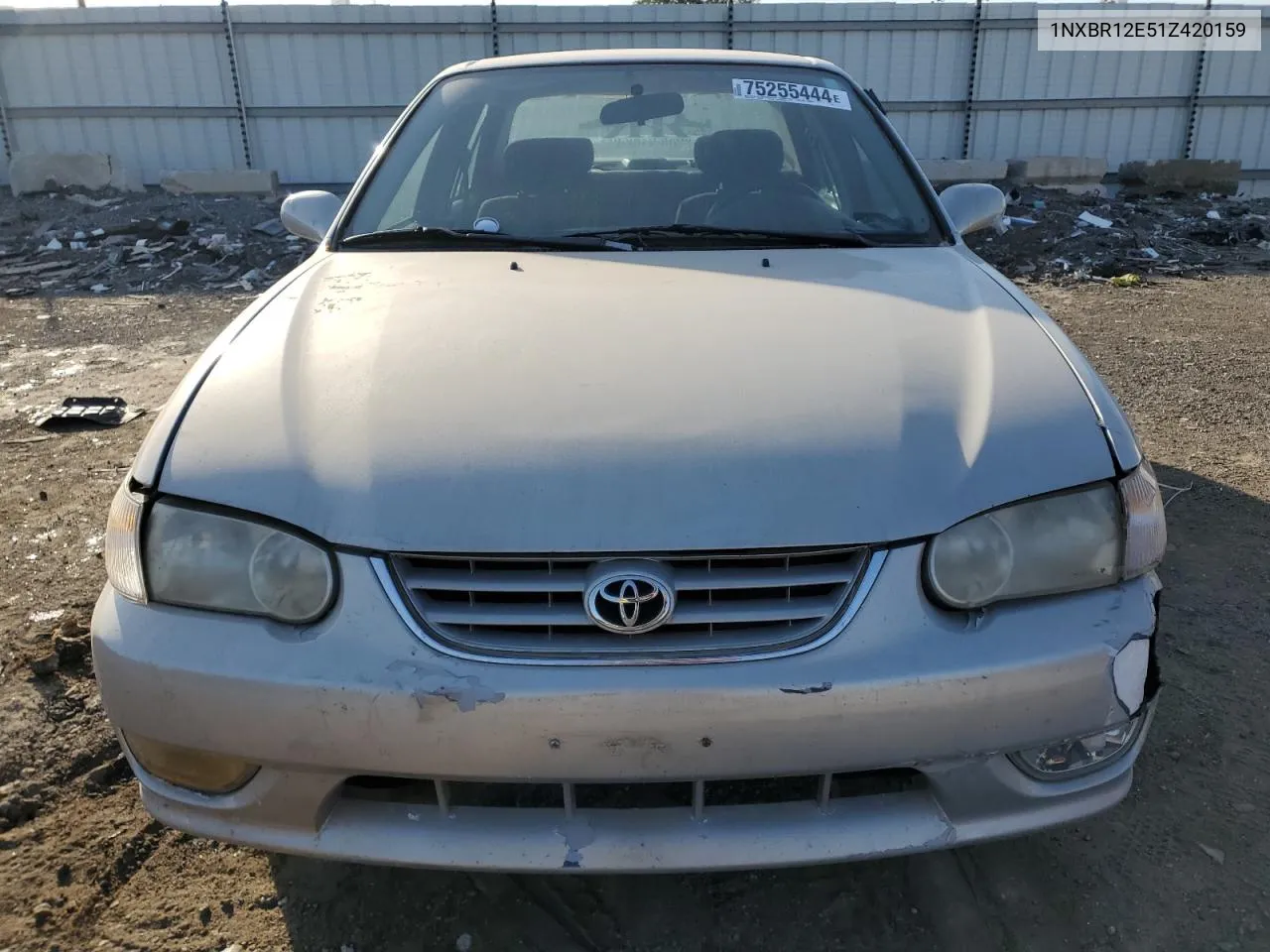 2001 Toyota Corolla Ce VIN: 1NXBR12E51Z420159 Lot: 75255444