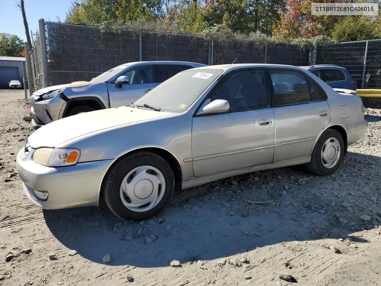 2001 Toyota Corolla Ce VIN: 2T1BR12E81C406015 Lot: 77086544