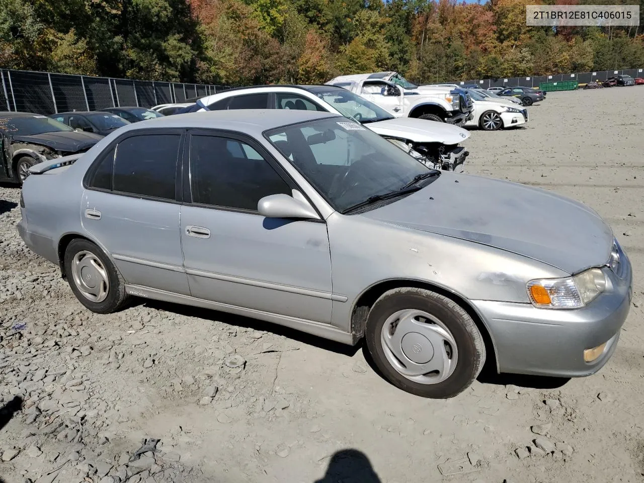 2001 Toyota Corolla Ce VIN: 2T1BR12E81C406015 Lot: 77086544