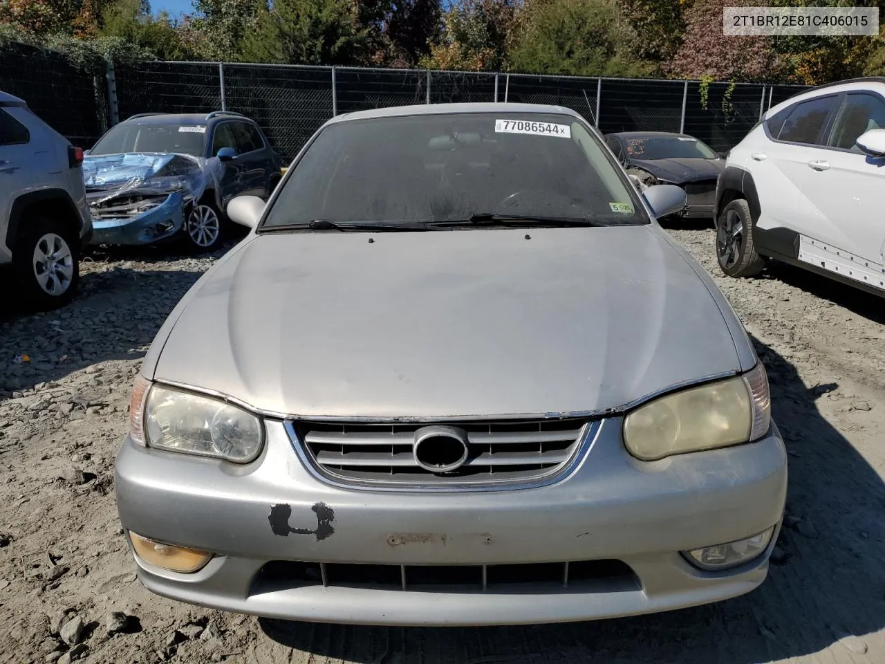 2001 Toyota Corolla Ce VIN: 2T1BR12E81C406015 Lot: 77086544