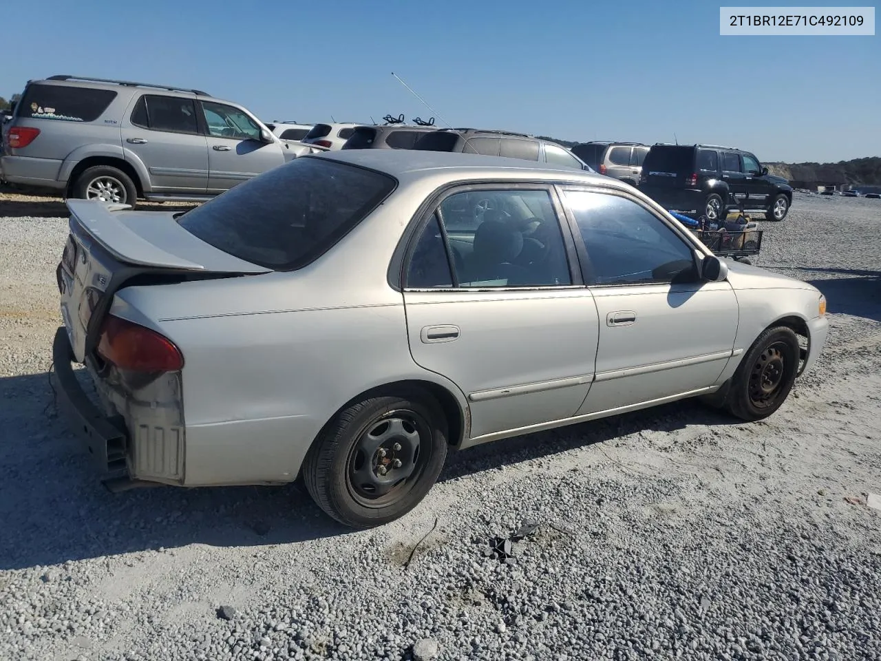 2001 Toyota Corolla Ce VIN: 2T1BR12E71C492109 Lot: 77352304