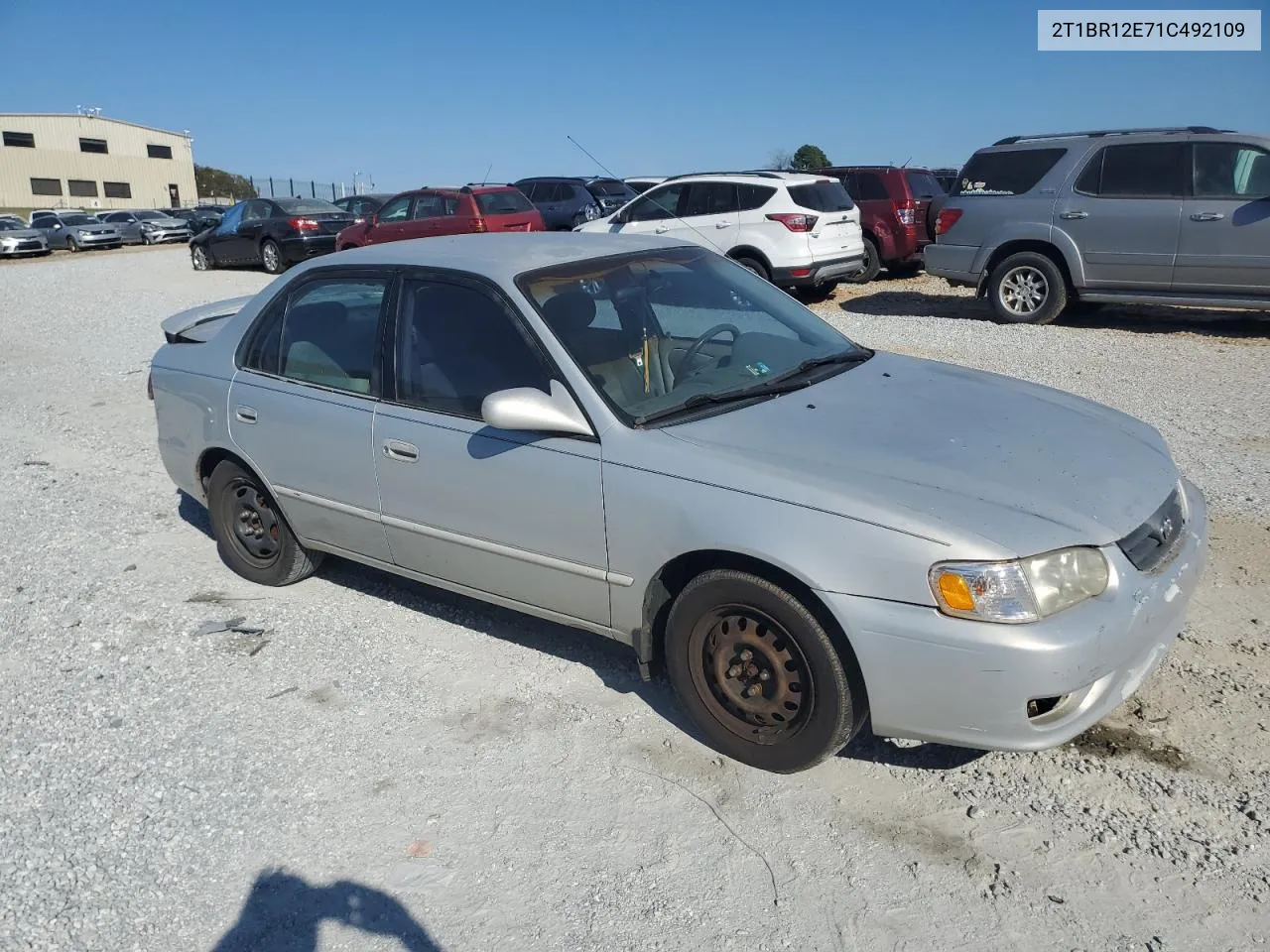 2001 Toyota Corolla Ce VIN: 2T1BR12E71C492109 Lot: 77352304