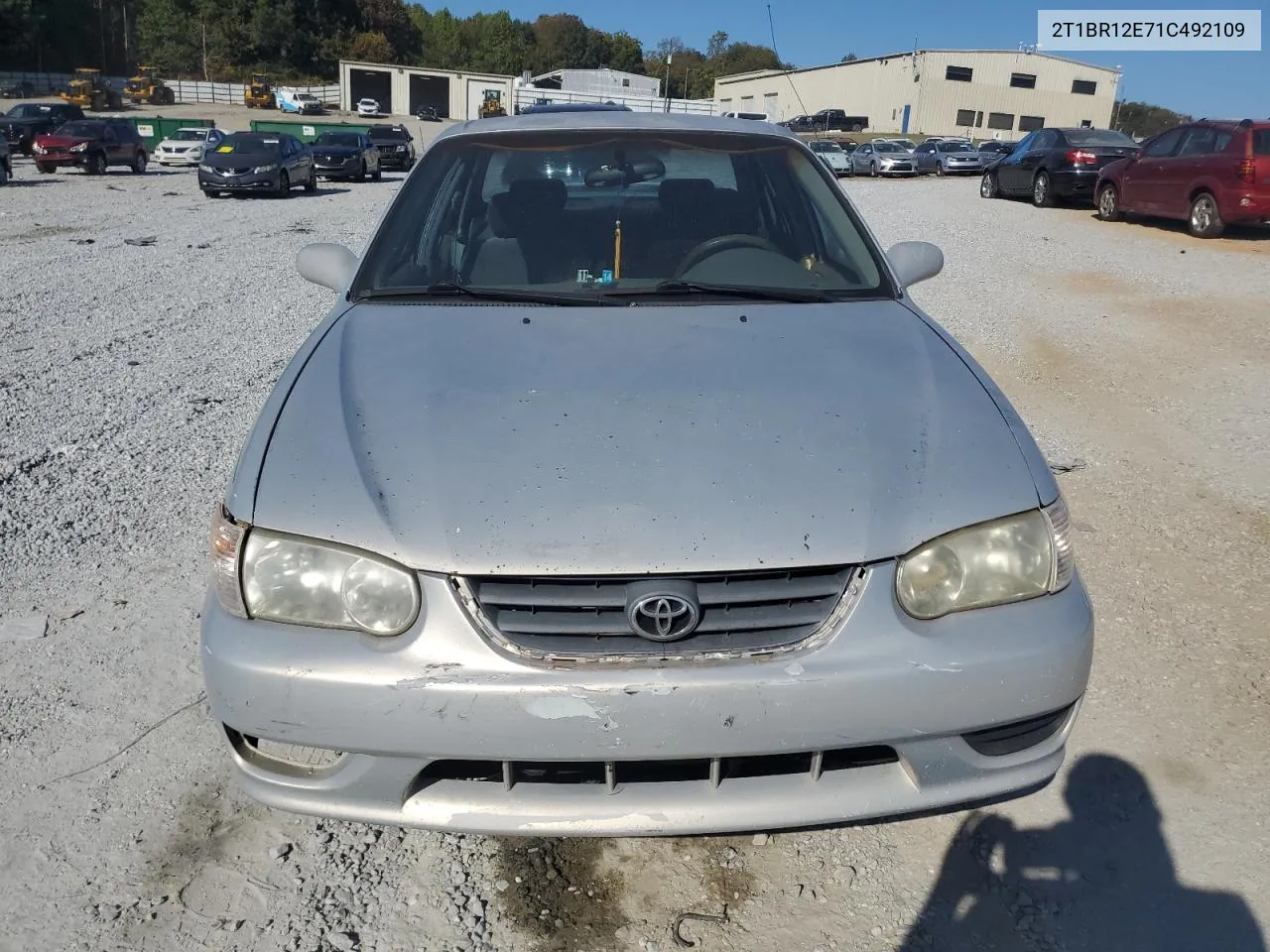 2001 Toyota Corolla Ce VIN: 2T1BR12E71C492109 Lot: 77352304