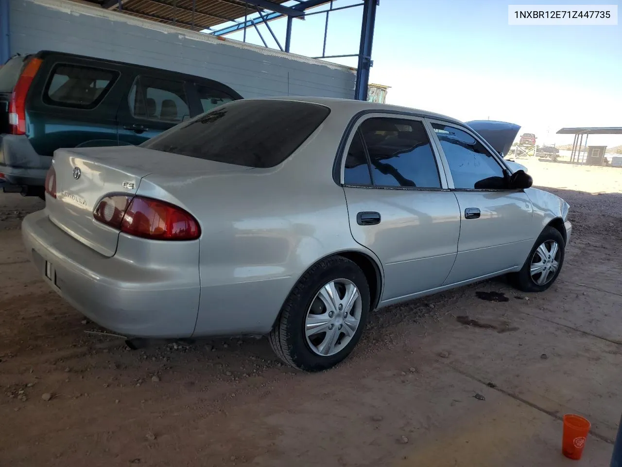 2001 Toyota Corolla Ce VIN: 1NXBR12E71Z447735 Lot: 78548584