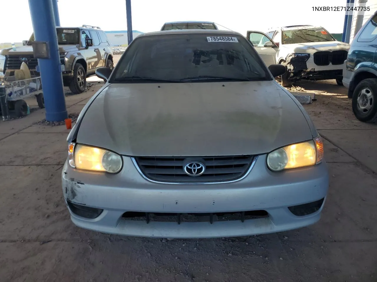 2001 Toyota Corolla Ce VIN: 1NXBR12E71Z447735 Lot: 78548584