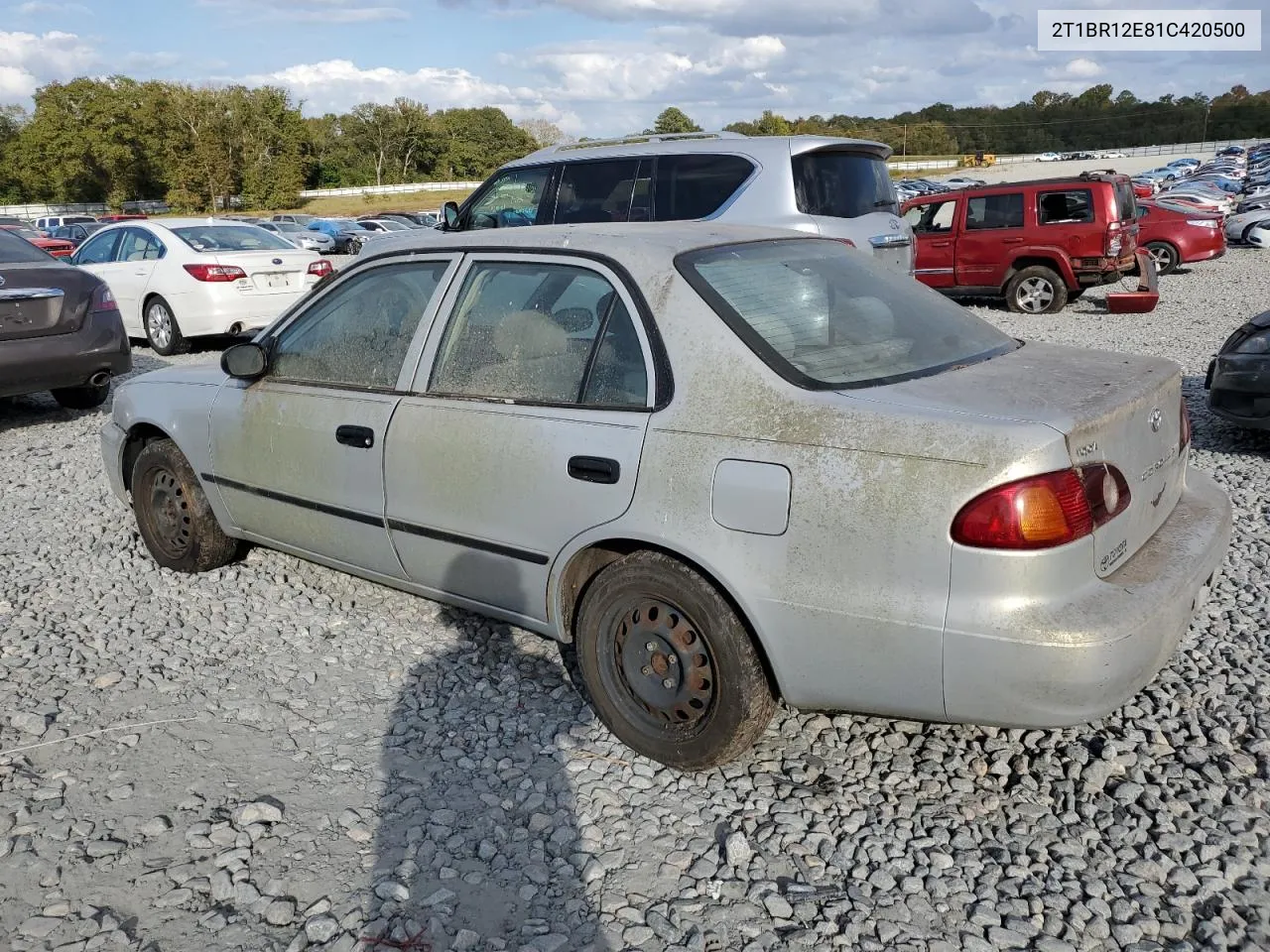 2001 Toyota Corolla Ce VIN: 2T1BR12E81C420500 Lot: 78747564