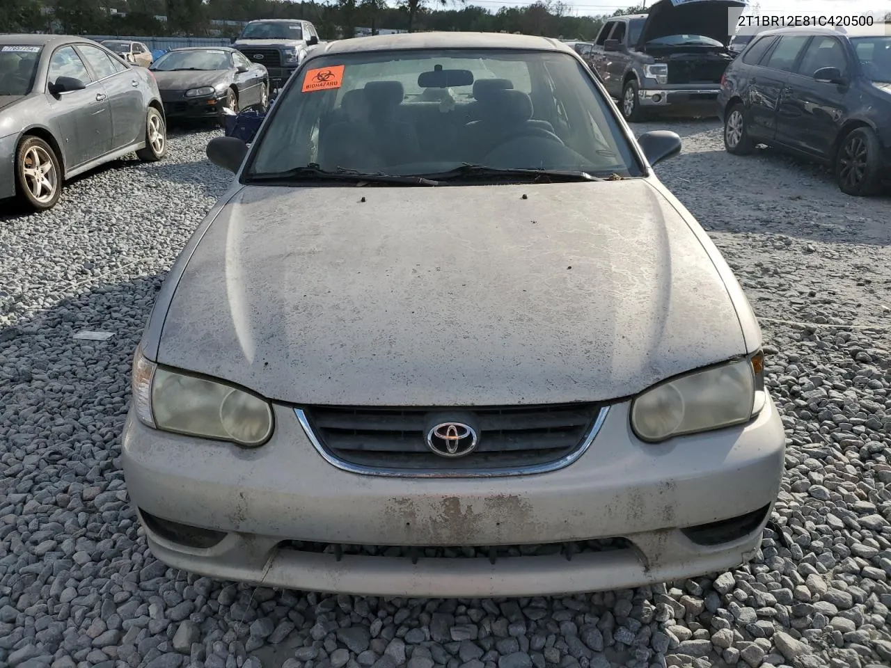 2001 Toyota Corolla Ce VIN: 2T1BR12E81C420500 Lot: 78747564