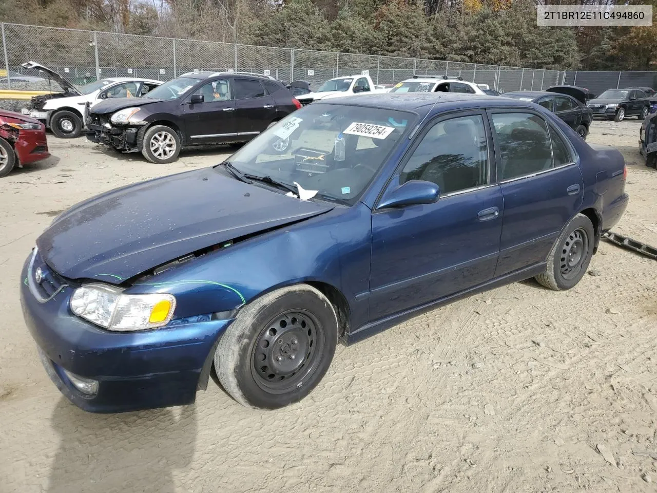 2001 Toyota Corolla Ce VIN: 2T1BR12E11C494860 Lot: 79059254