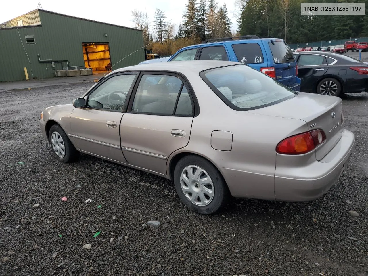 2001 Toyota Corolla Ce VIN: 1NXBR12EX1Z551197 Lot: 80996734