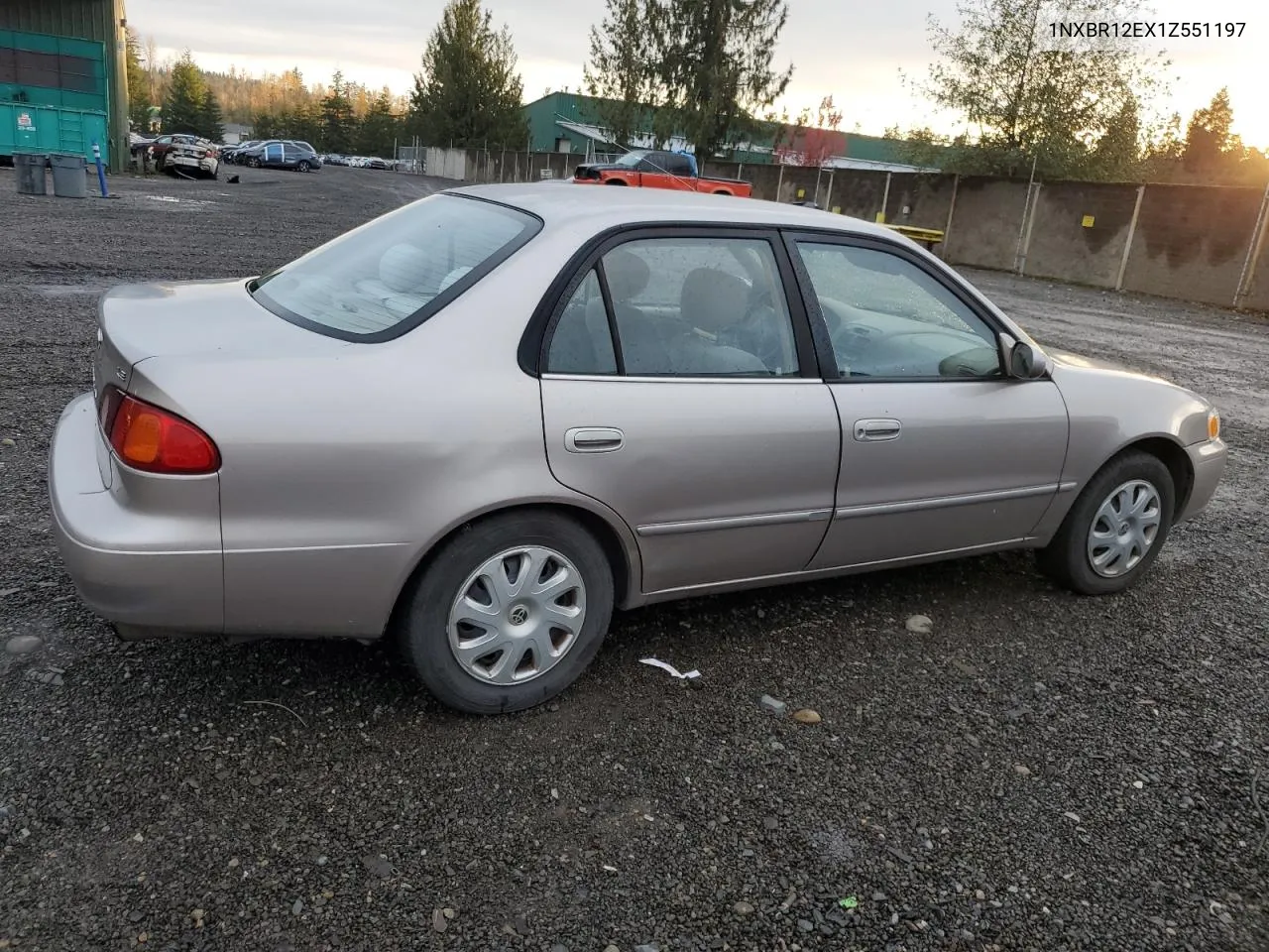 2001 Toyota Corolla Ce VIN: 1NXBR12EX1Z551197 Lot: 80996734