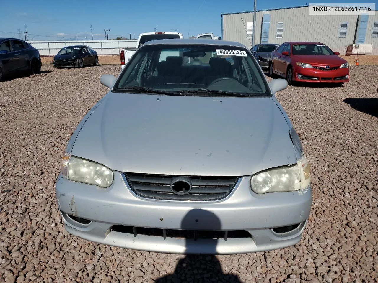 2002 Toyota Corolla Ce VIN: 1NXBR12E62Z617116 Lot: 40355544