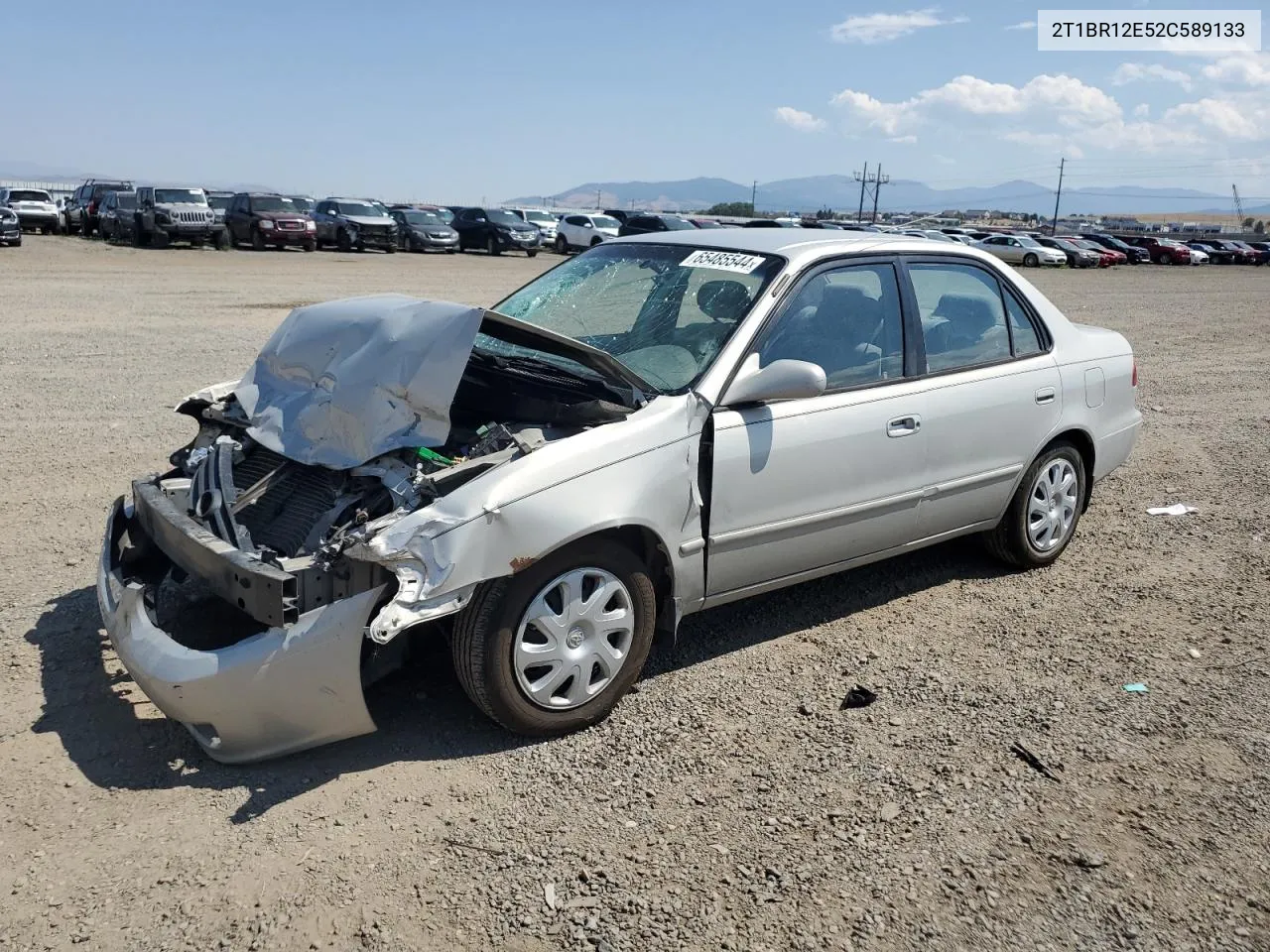 2002 Toyota Corolla Ce VIN: 2T1BR12E52C589133 Lot: 65485544