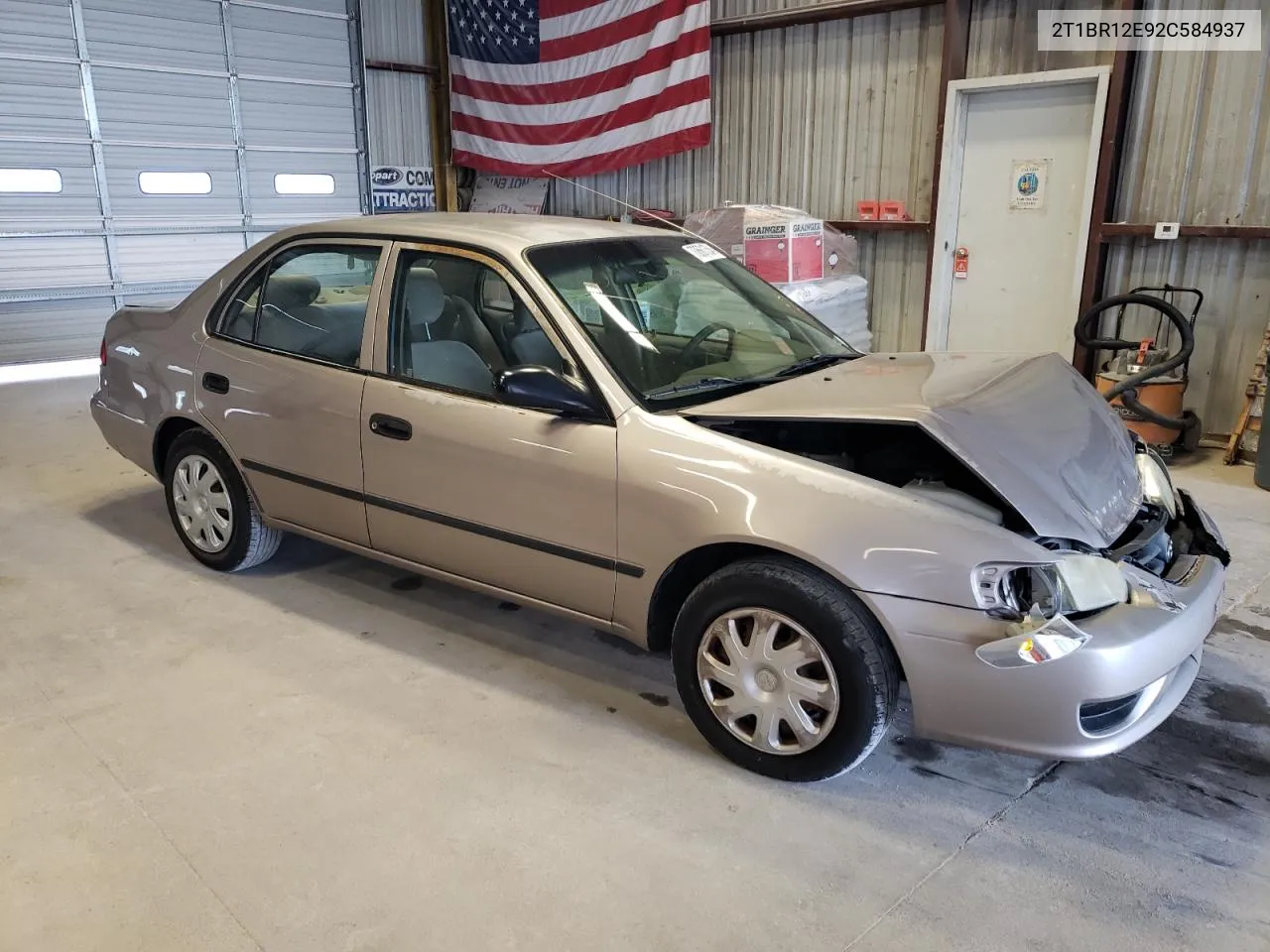 2002 Toyota Corolla Ce VIN: 2T1BR12E92C584937 Lot: 70661354