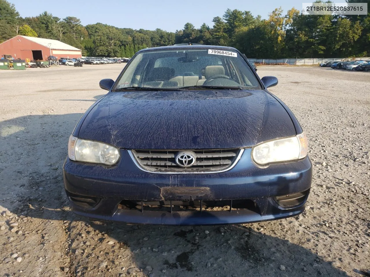 2002 Toyota Corolla Ce VIN: 2T1BR12E52C537615 Lot: 70968454