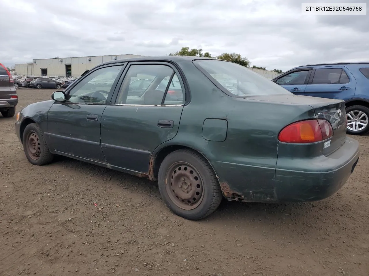 2002 Toyota Corolla Ce VIN: 2T1BR12E92C546768 Lot: 72960304