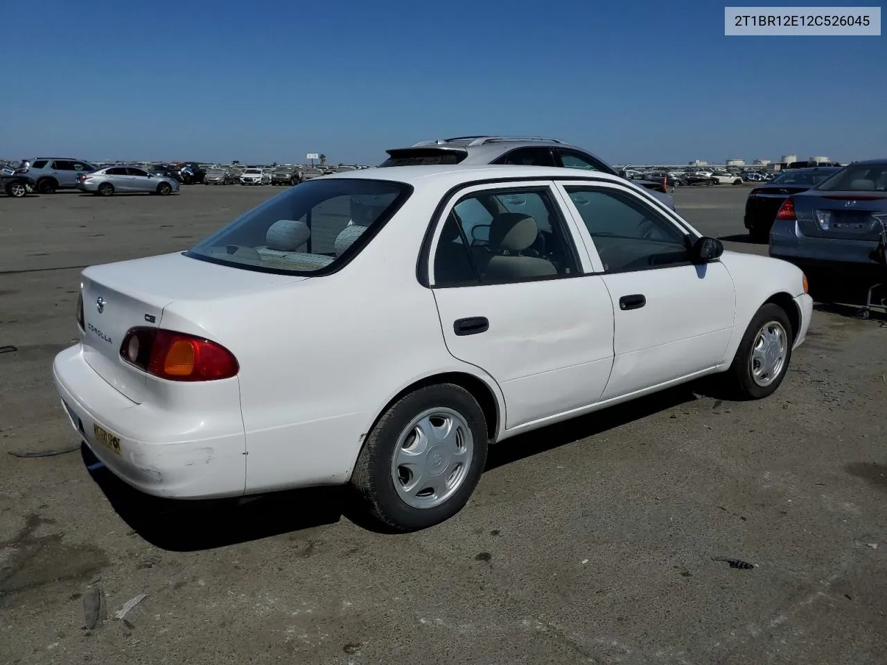 2002 Toyota Corolla Ce VIN: 2T1BR12E12C526045 Lot: 73149214