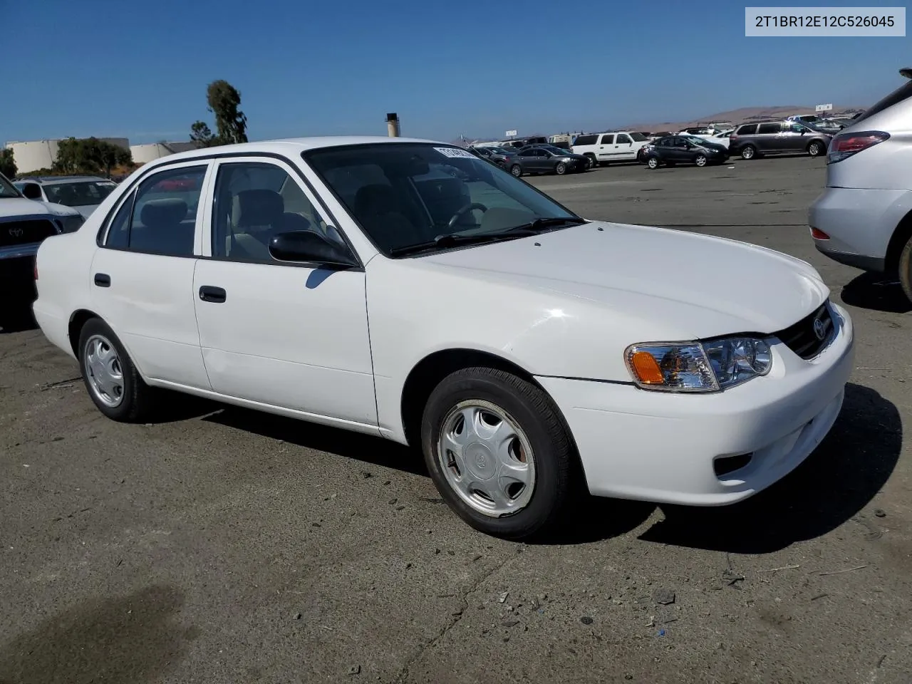 2002 Toyota Corolla Ce VIN: 2T1BR12E12C526045 Lot: 73149214