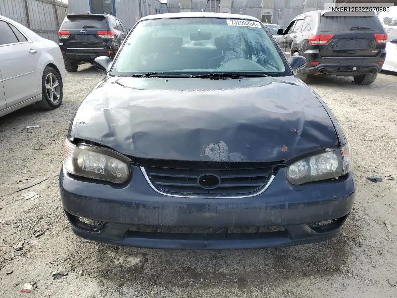 2002 Toyota Corolla Ce VIN: 1NXBR12E32Z570885 Lot: 73299254