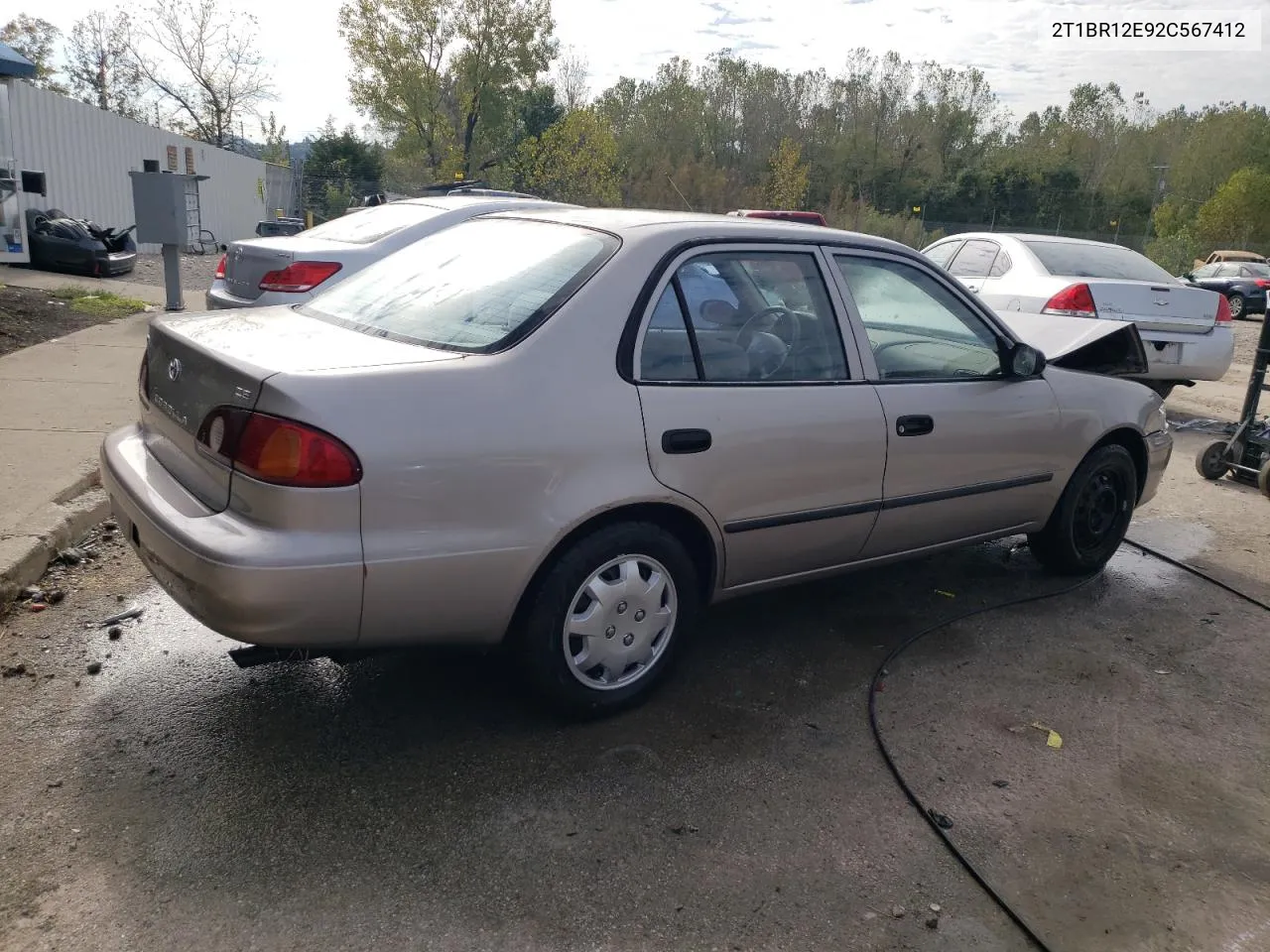 2002 Toyota Corolla Ce VIN: 2T1BR12E92C567412 Lot: 74073714