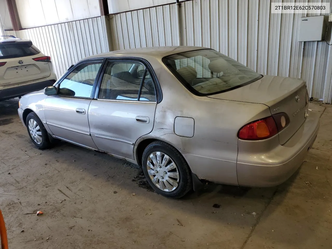 2002 Toyota Corolla Ce VIN: 2T1BR12E62C570803 Lot: 74095034