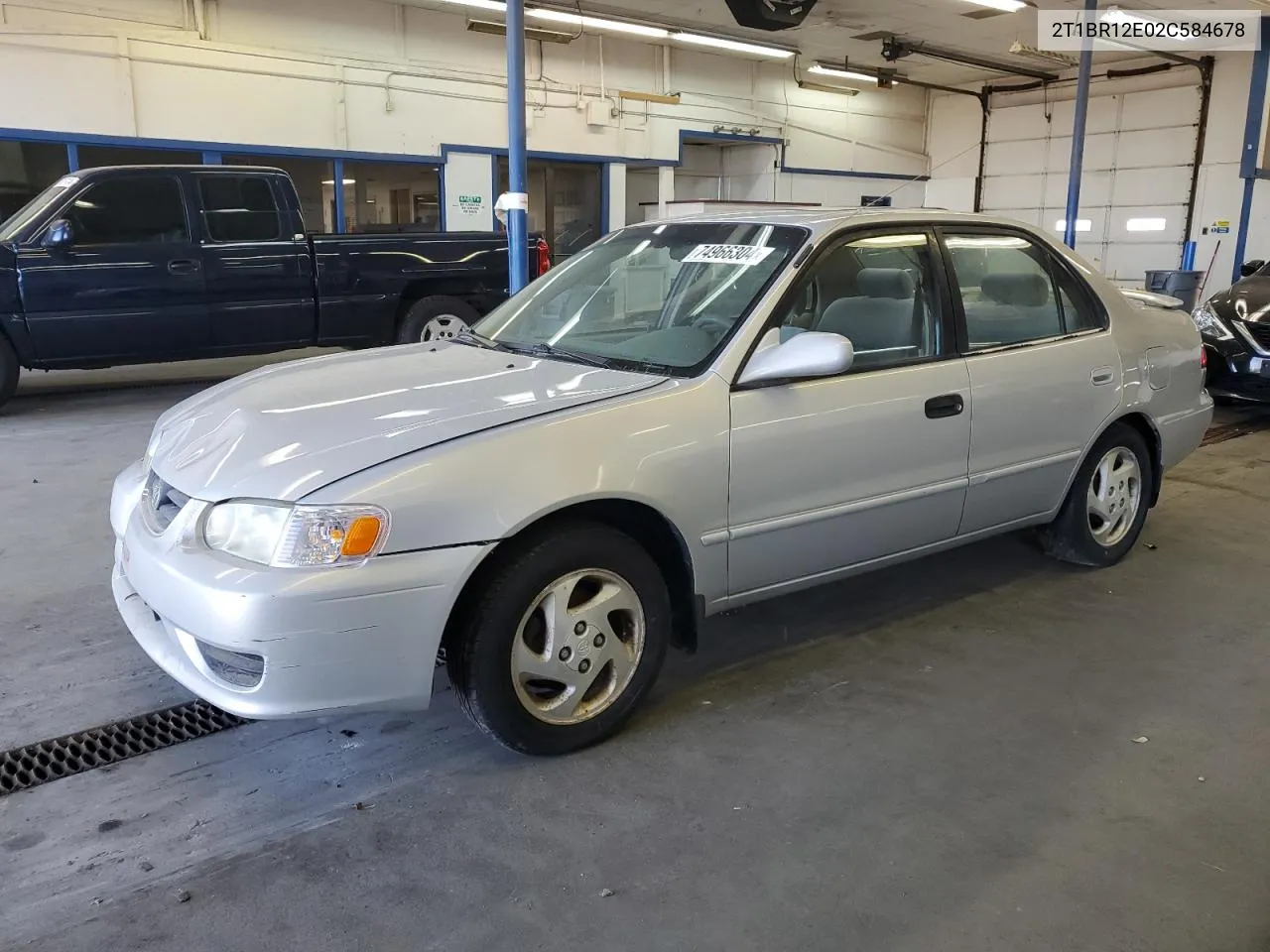 2002 Toyota Corolla Ce VIN: 2T1BR12E02C584678 Lot: 74966304