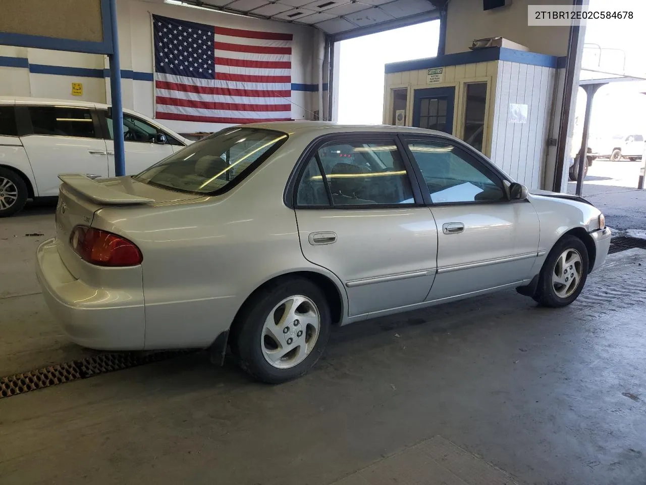 2002 Toyota Corolla Ce VIN: 2T1BR12E02C584678 Lot: 74966304