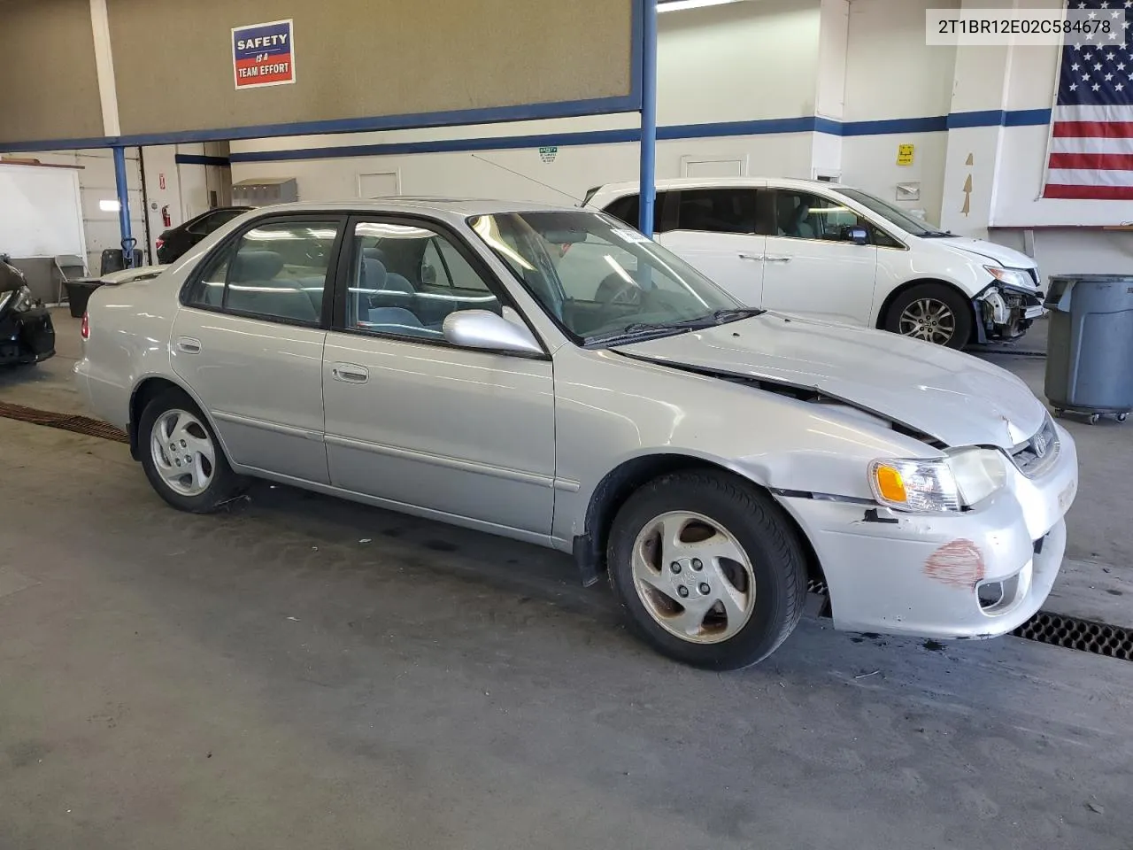 2002 Toyota Corolla Ce VIN: 2T1BR12E02C584678 Lot: 74966304