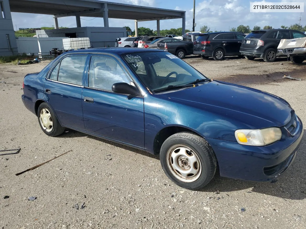 2002 Toyota Corolla Ce VIN: 2T1BR12E02C528644 Lot: 76477884