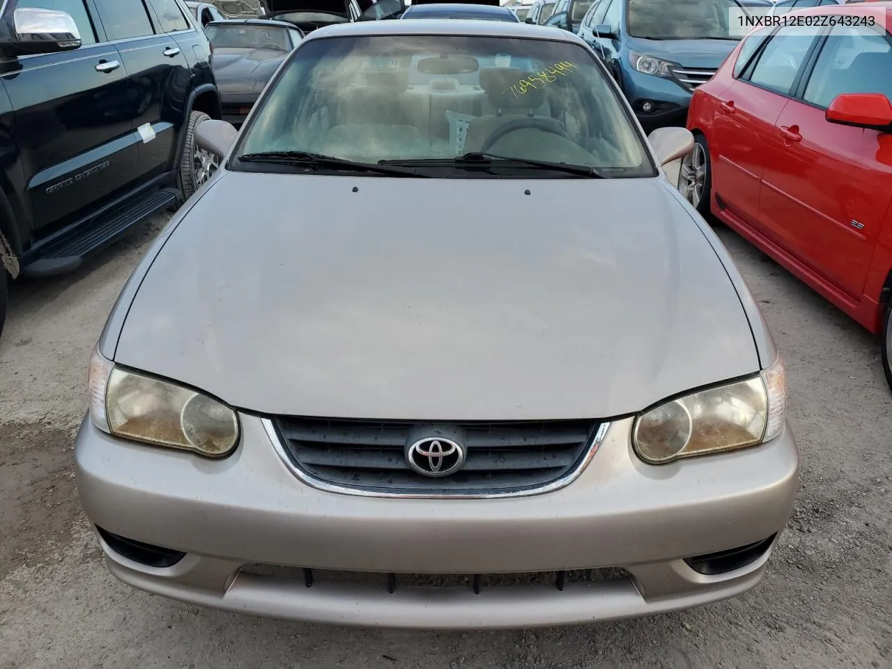 2002 Toyota Corolla Ce VIN: 1NXBR12E02Z643243 Lot: 76958494