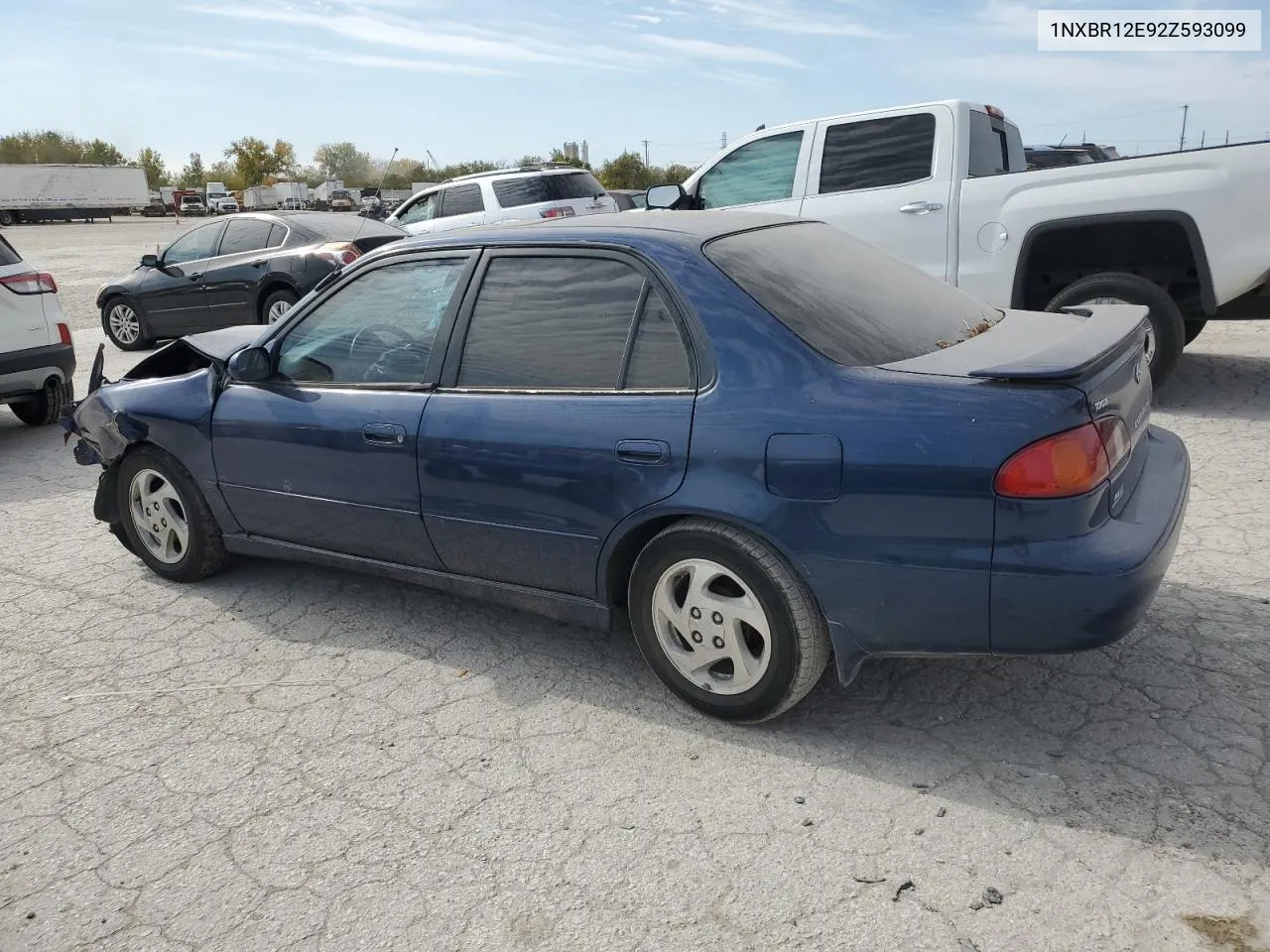 2002 Toyota Corolla Ce VIN: 1NXBR12E92Z593099 Lot: 77404424