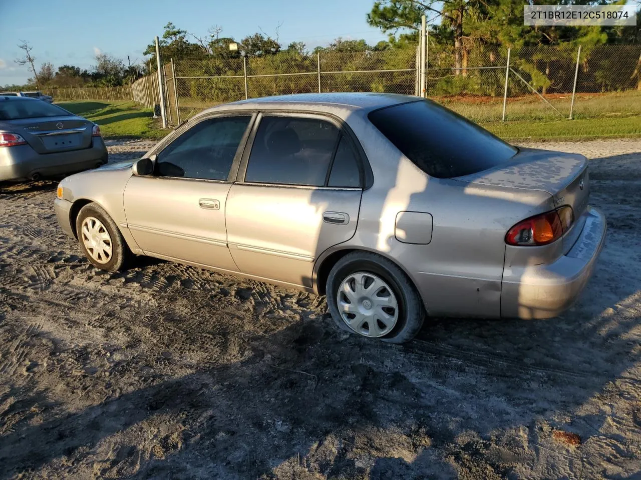 2002 Toyota Corolla Ce VIN: 2T1BR12E12C518074 Lot: 77714994