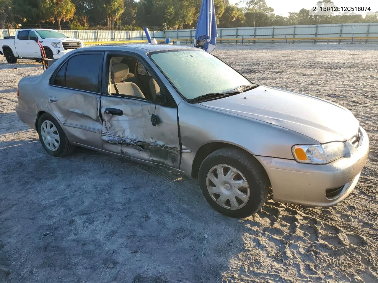 2002 Toyota Corolla Ce VIN: 2T1BR12E12C518074 Lot: 77714994