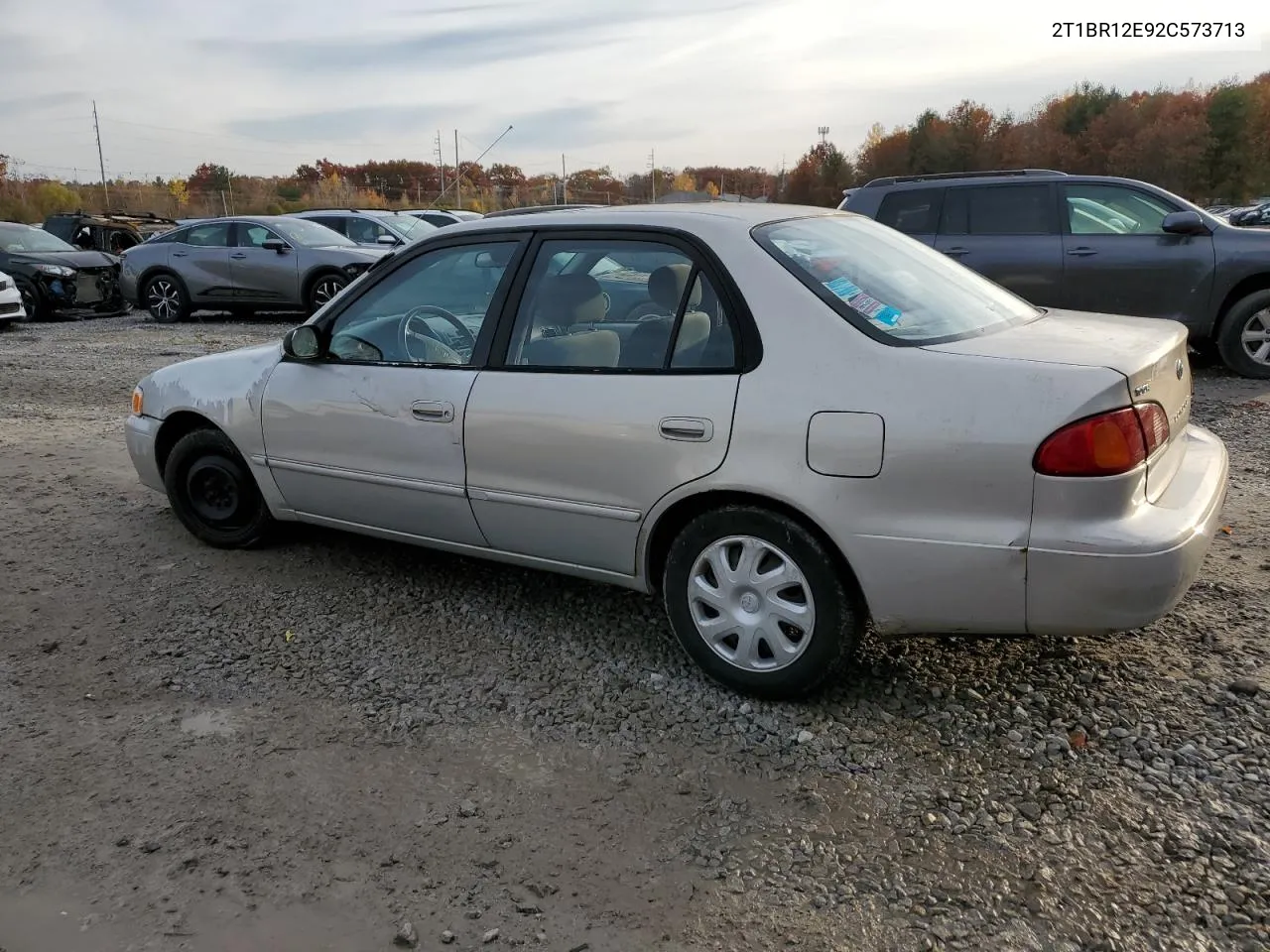 2002 Toyota Corolla Ce VIN: 2T1BR12E92C573713 Lot: 78838754