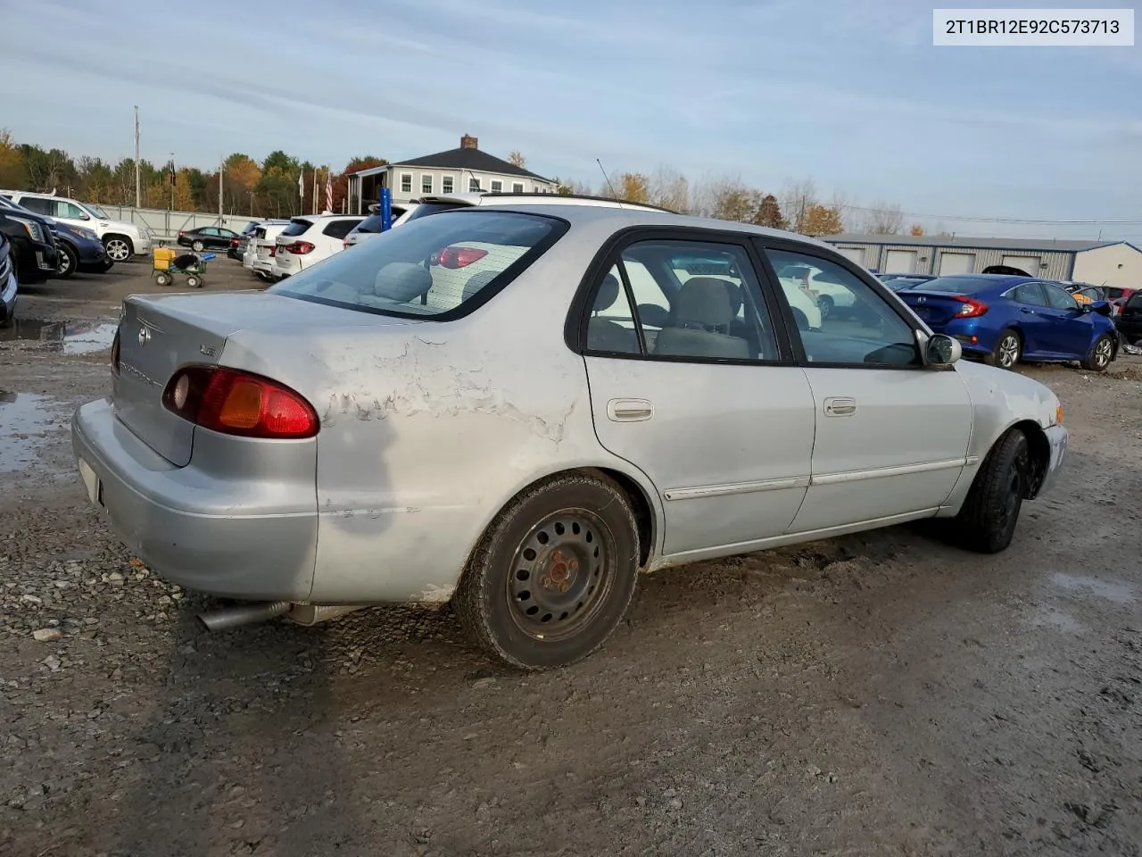 2002 Toyota Corolla Ce VIN: 2T1BR12E92C573713 Lot: 78838754