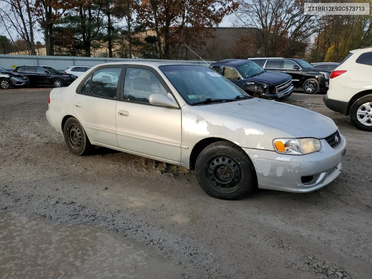 2002 Toyota Corolla Ce VIN: 2T1BR12E92C573713 Lot: 78838754