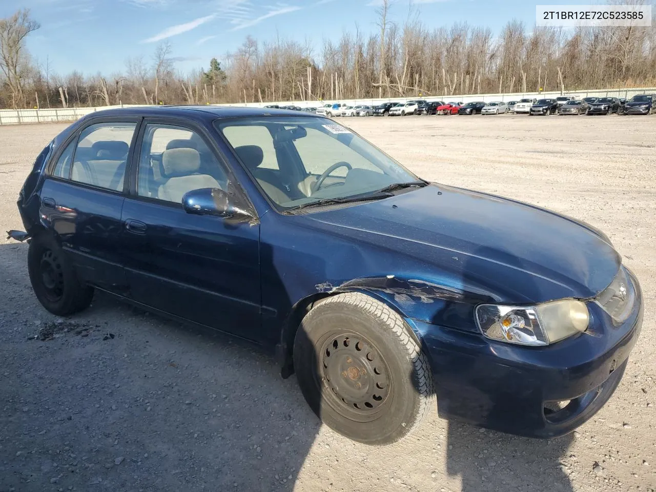 2002 Toyota Corolla Ce VIN: 2T1BR12E72C523585 Lot: 79092714