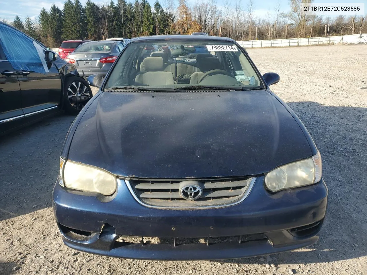 2002 Toyota Corolla Ce VIN: 2T1BR12E72C523585 Lot: 79092714