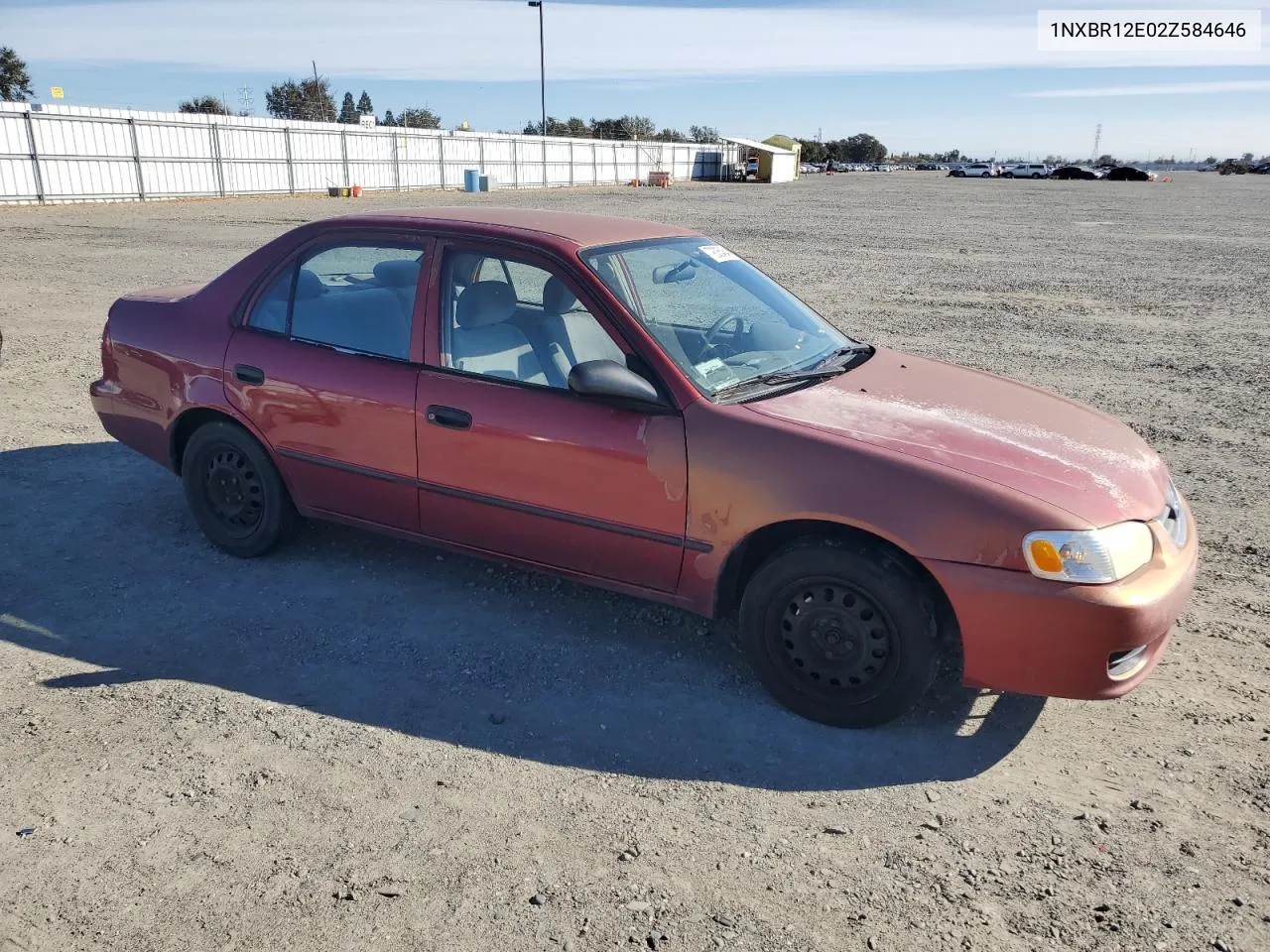 2002 Toyota Corolla Ce VIN: 1NXBR12E02Z584646 Lot: 79336454