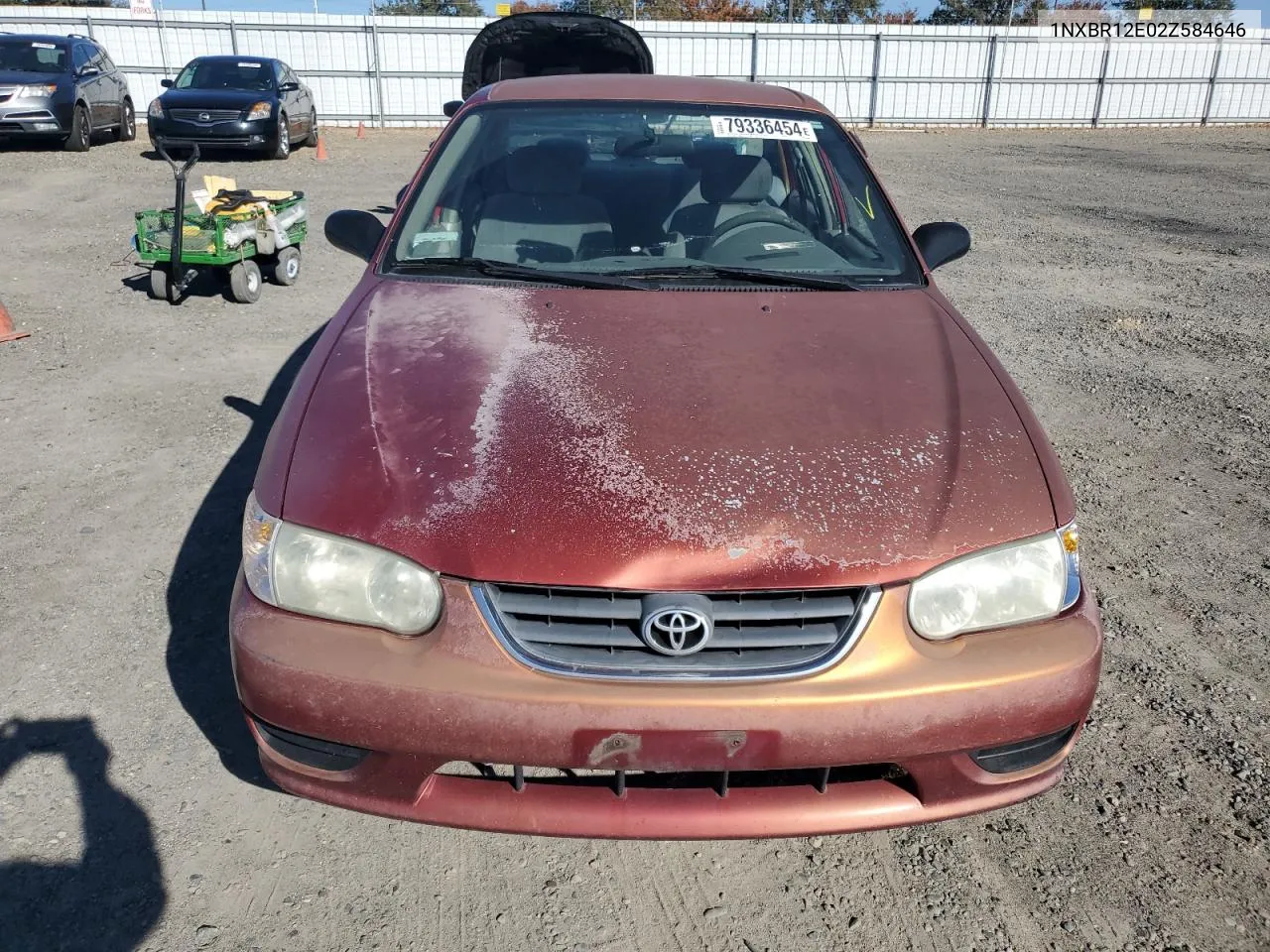 2002 Toyota Corolla Ce VIN: 1NXBR12E02Z584646 Lot: 79336454