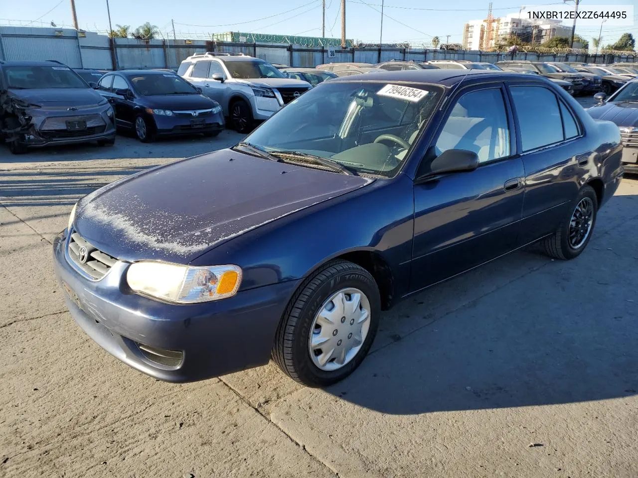 2002 Toyota Corolla Ce VIN: 1NXBR12EX2Z644495 Lot: 79946354