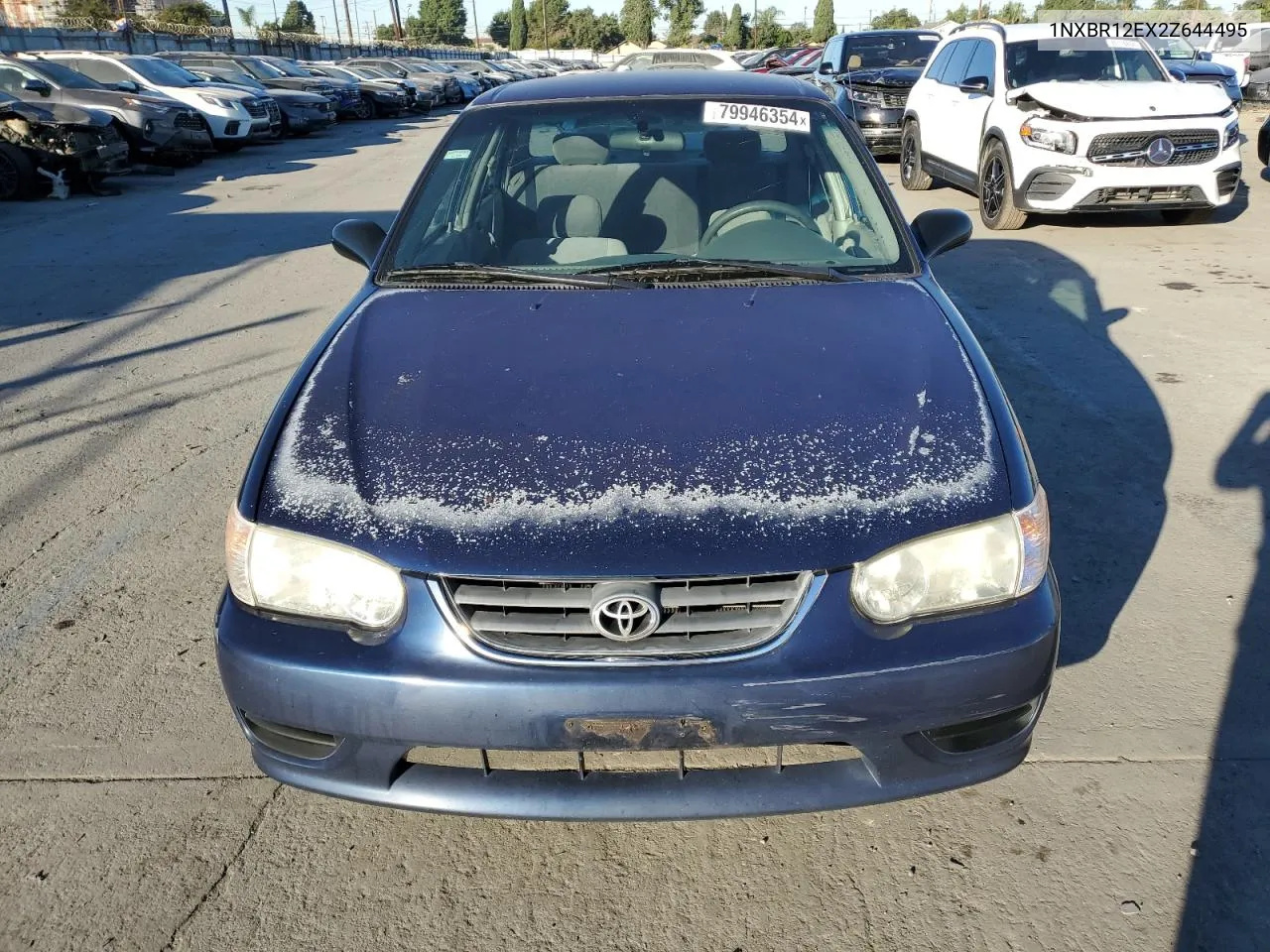 2002 Toyota Corolla Ce VIN: 1NXBR12EX2Z644495 Lot: 79946354