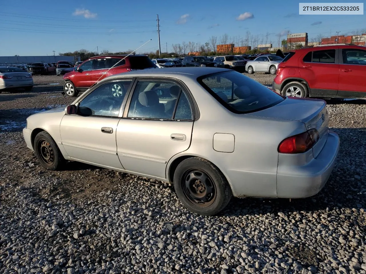 2T1BR12EX2C533205 2002 Toyota Corolla Ce