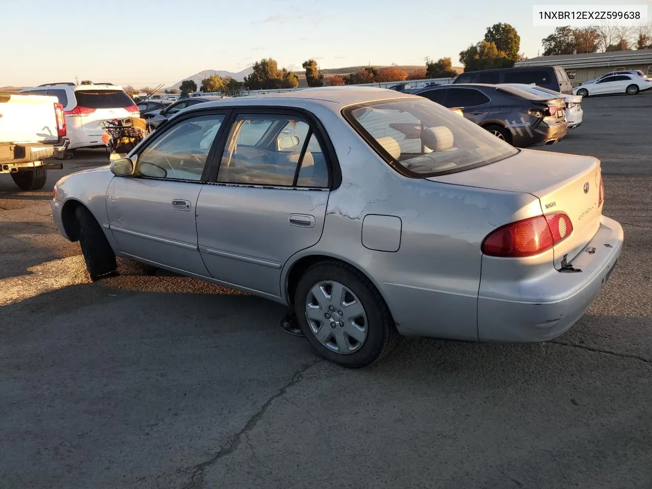 2002 Toyota Corolla Ce VIN: 1NXBR12EX2Z599638 Lot: 80387174