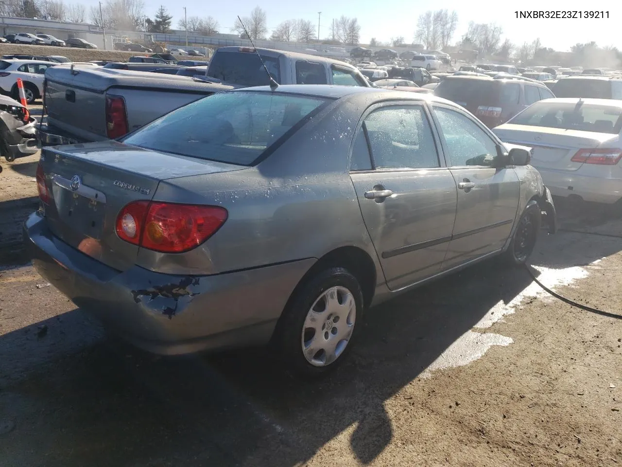 2003 Toyota Corolla Ce VIN: 1NXBR32E23Z139211 Lot: 42774594