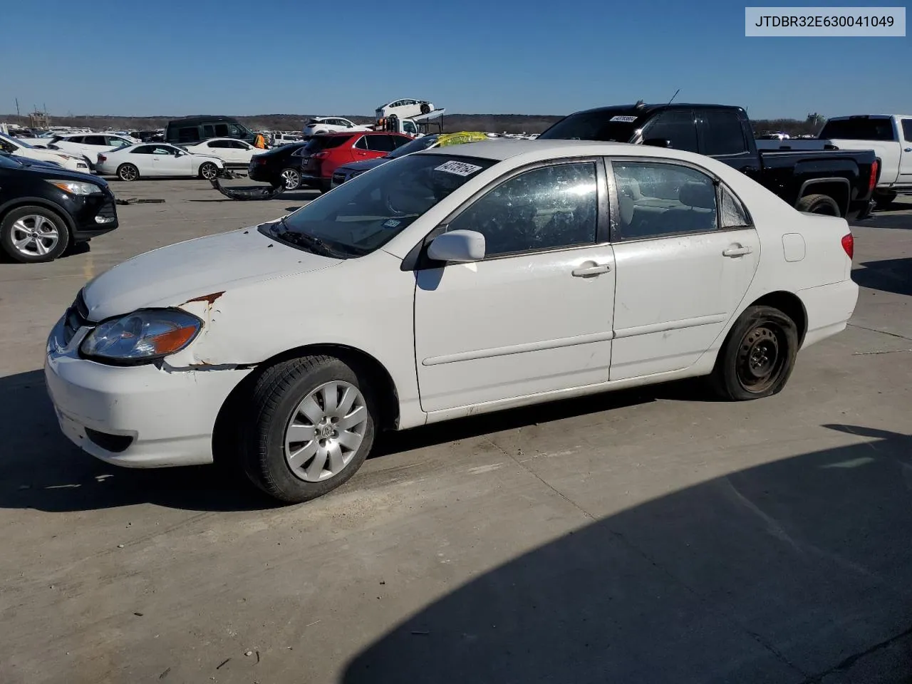 2003 Toyota Corolla Ce VIN: JTDBR32E630041049 Lot: 43739164