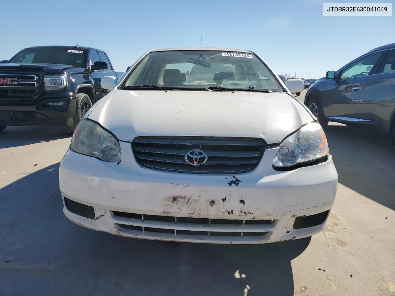 2003 Toyota Corolla Ce VIN: JTDBR32E630041049 Lot: 43739164